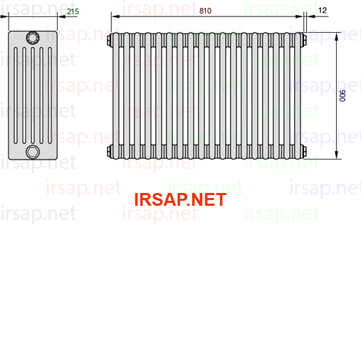 Радиатор IRSAP Tesi 60900/18 T12 CL 01